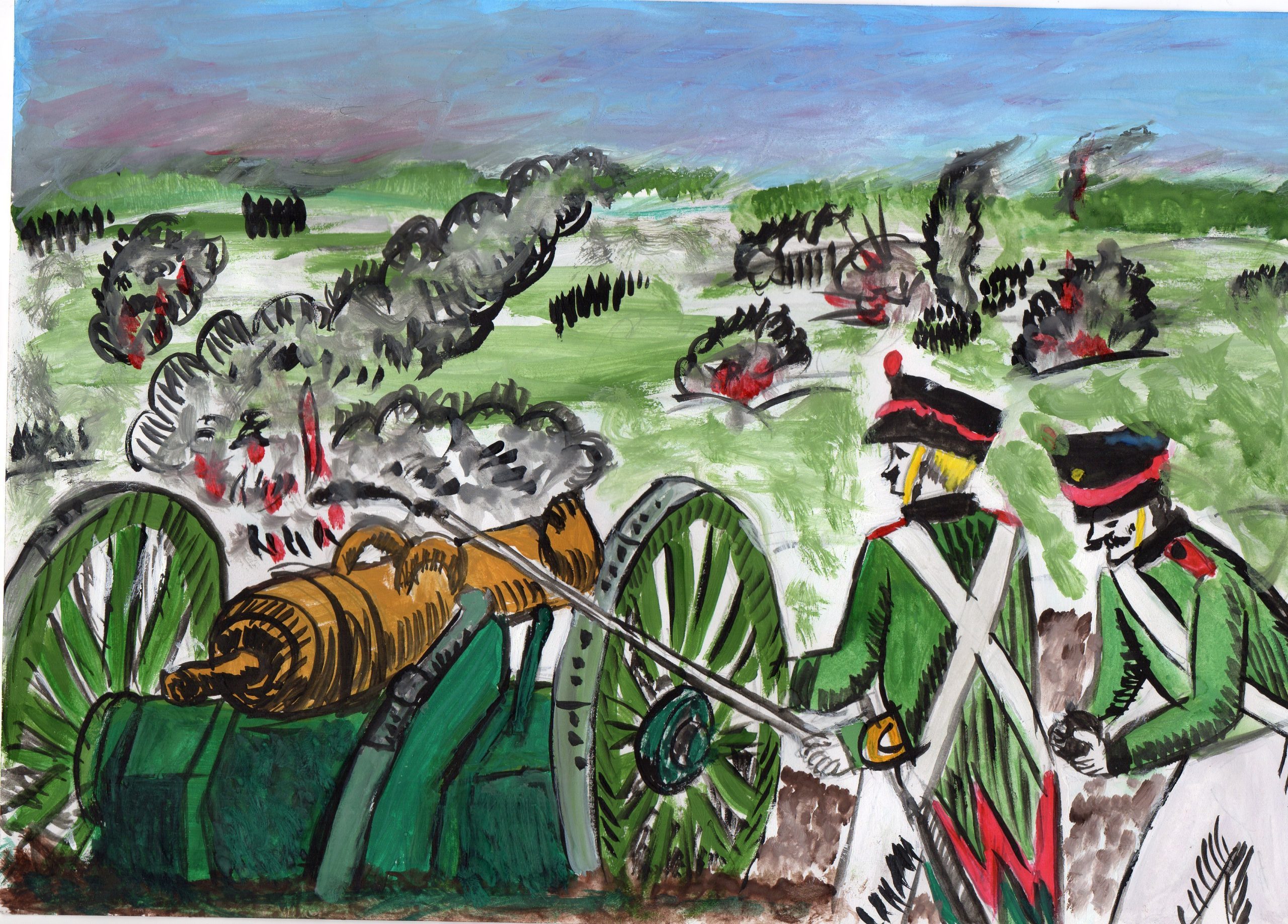 Бородинская битва иллюстрация 5 класс