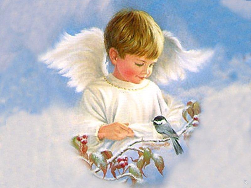 Открытка ребенку с днем ангела