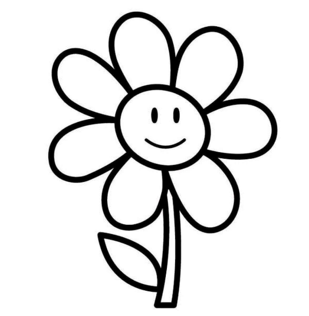 Как нарисовать цветок цветик семицветик