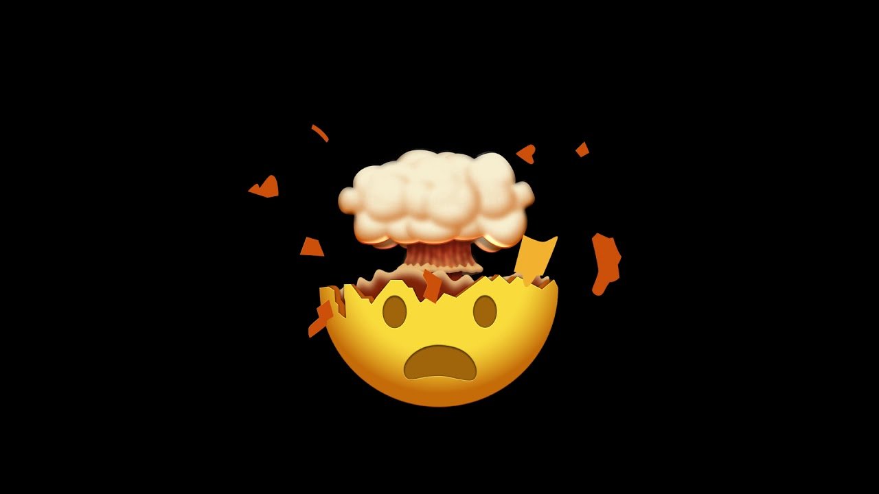 Emoji взрыв мозга