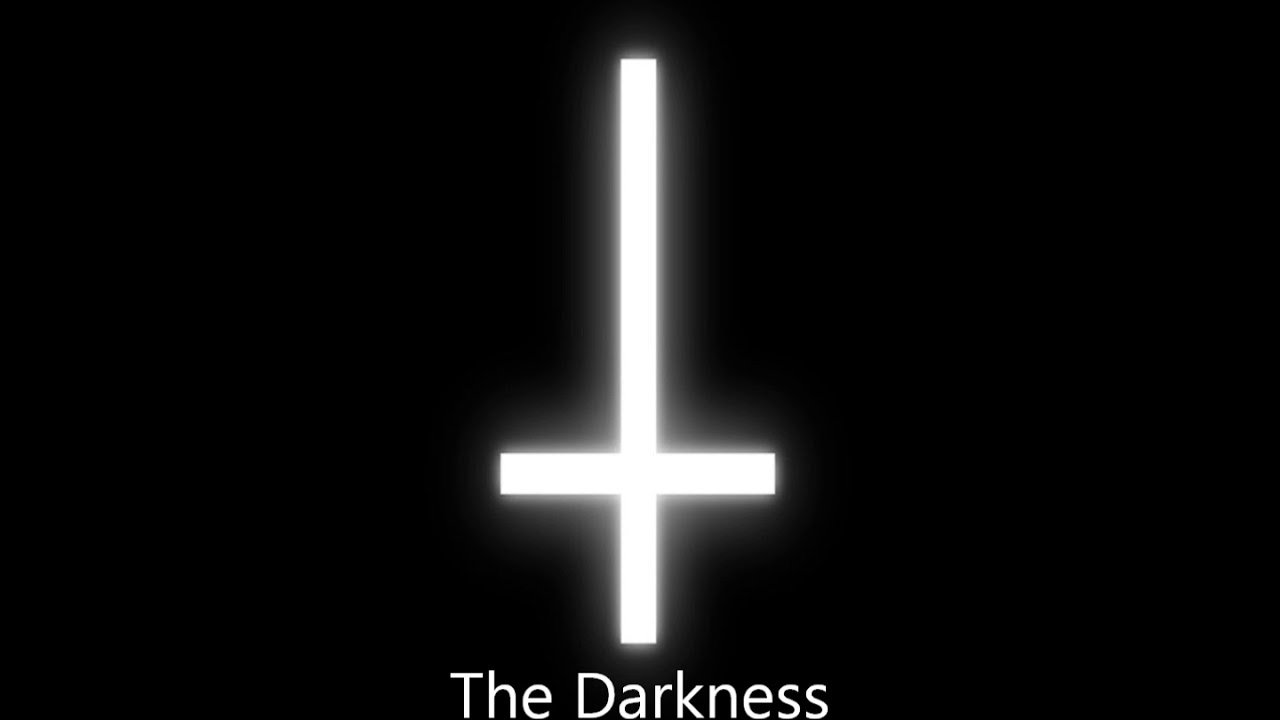 Черный перевернутый крест