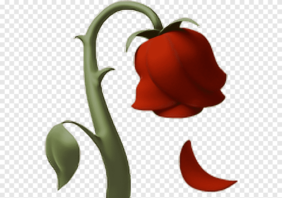 Эмодзи завявшая роза