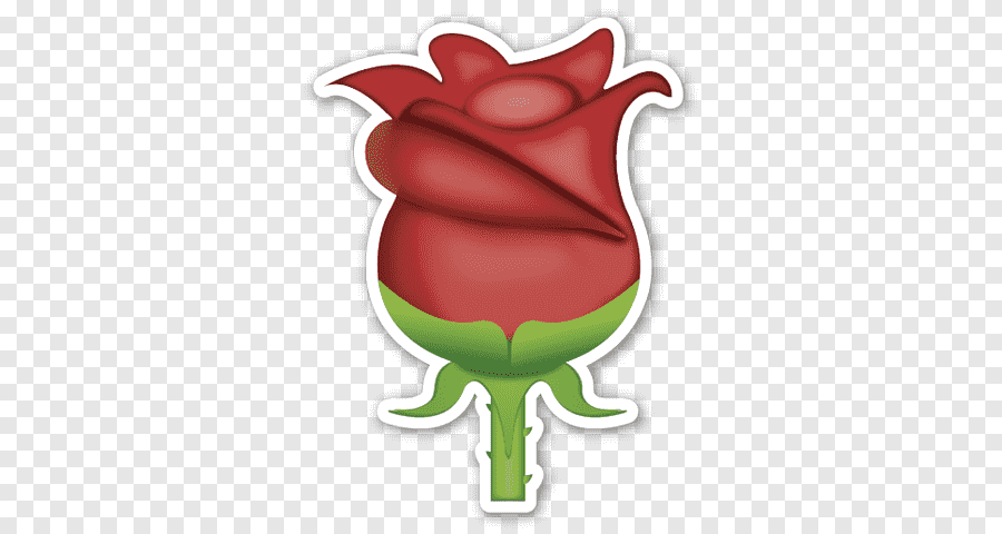 Красная роза ЭМОДЖИ