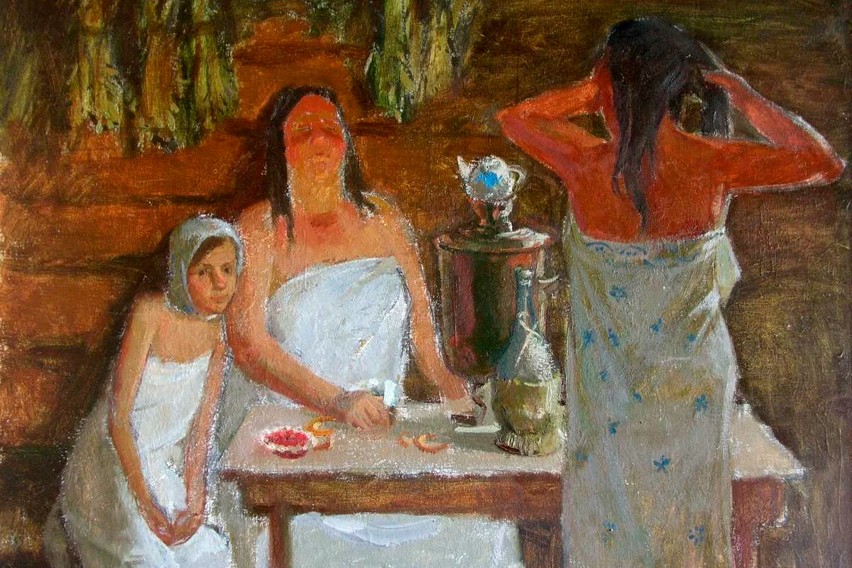 Живопись баня (45 фото) скачать бесплатно
