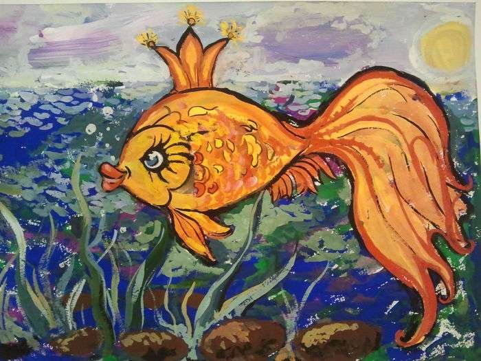 Золотая рыбка сказка Пушкина рыбка