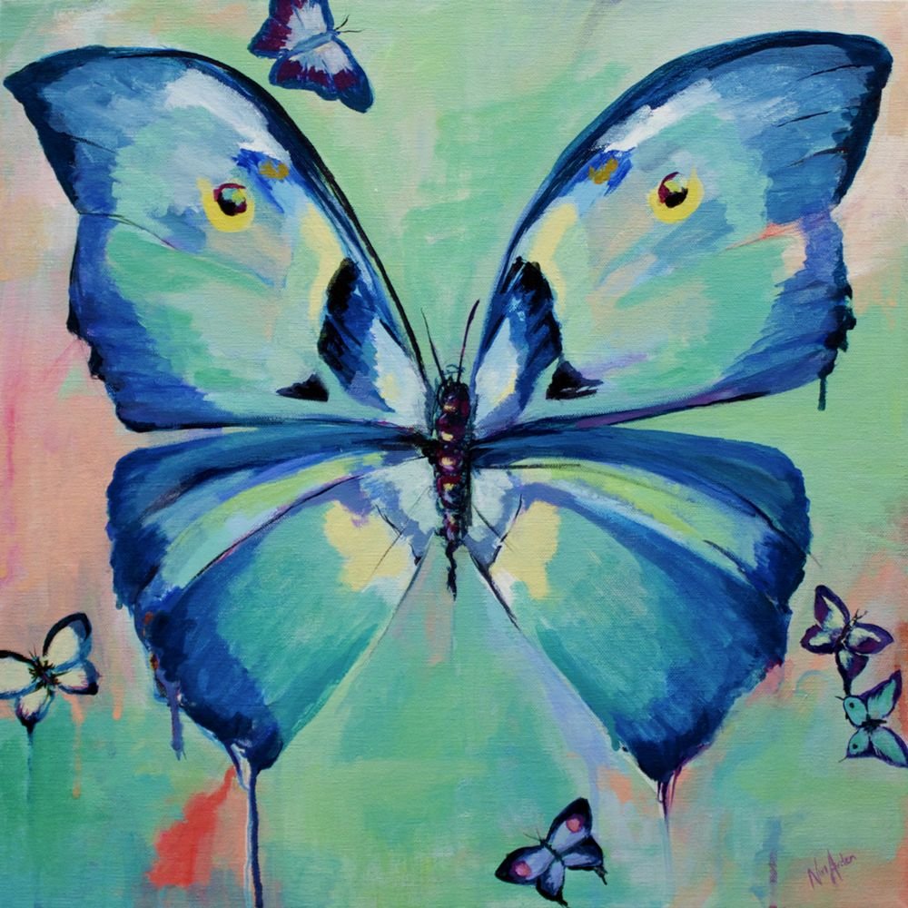 Paintings бабочки