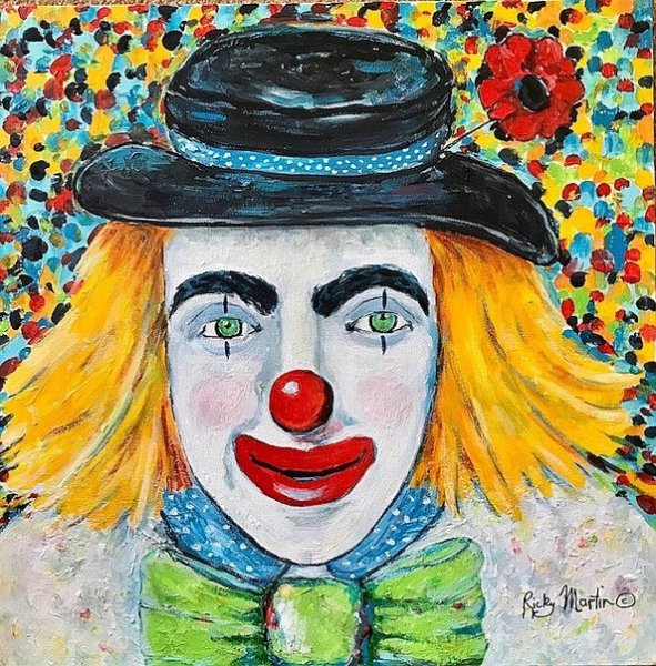 Рисунок гуашью клоун (50 фото) скачать бесплатно