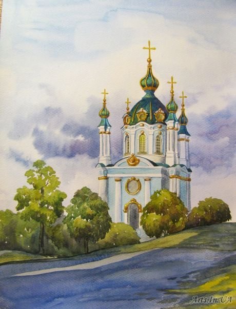 Рисунки храмов и церквей