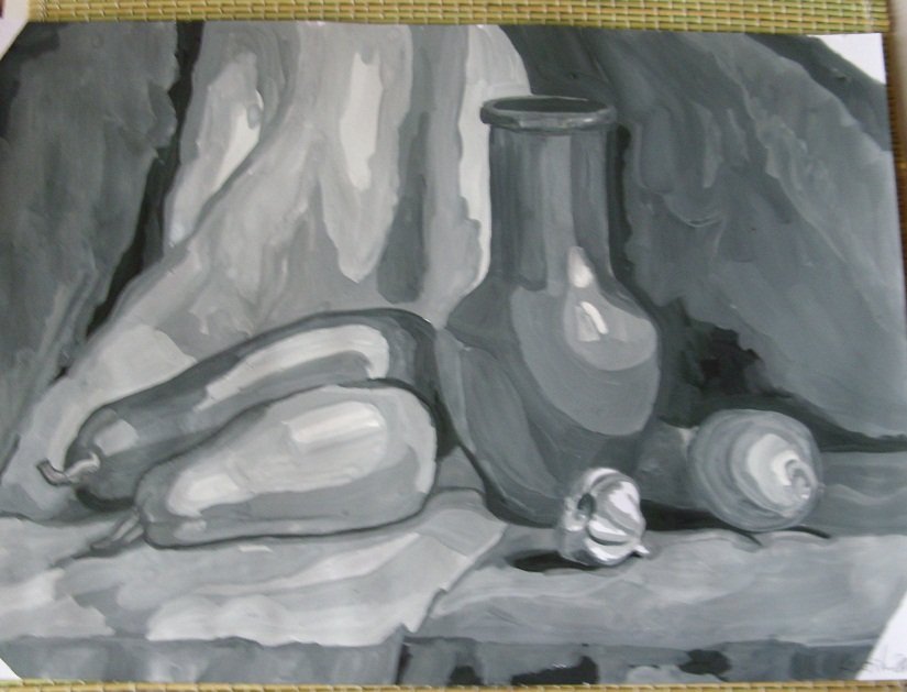 Ахроматические рисунки гуашью (49 фото) скачать бесплатно