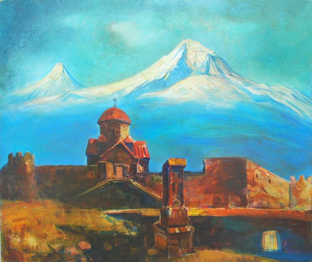 Хор Вирап в Армении картина