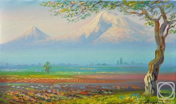 Гора Арарат живопись масло