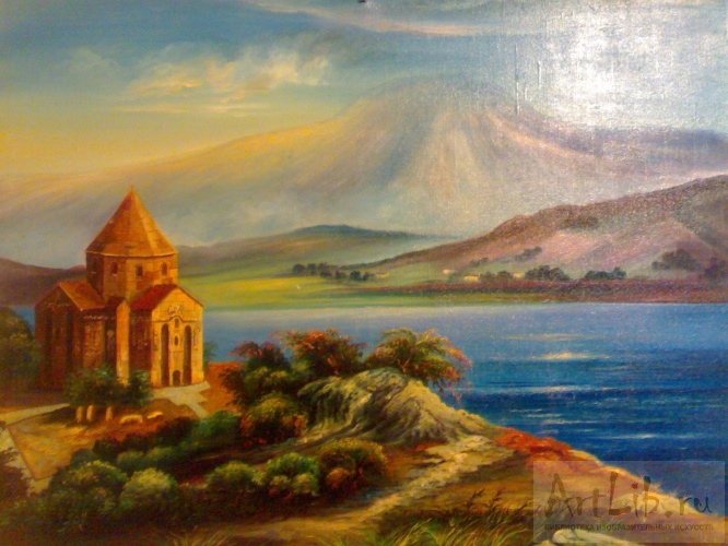 Озеро Севан картина