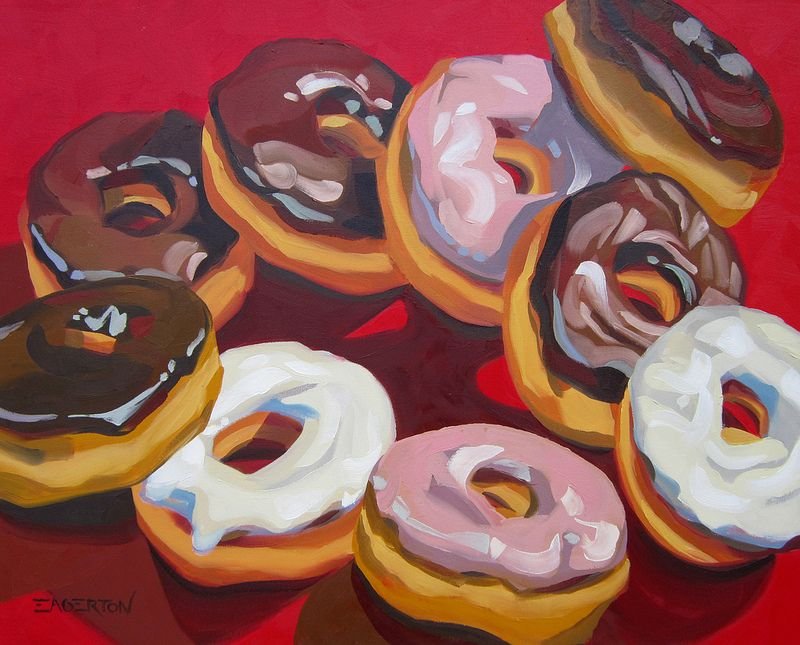 Энди Уорхол картина пончики