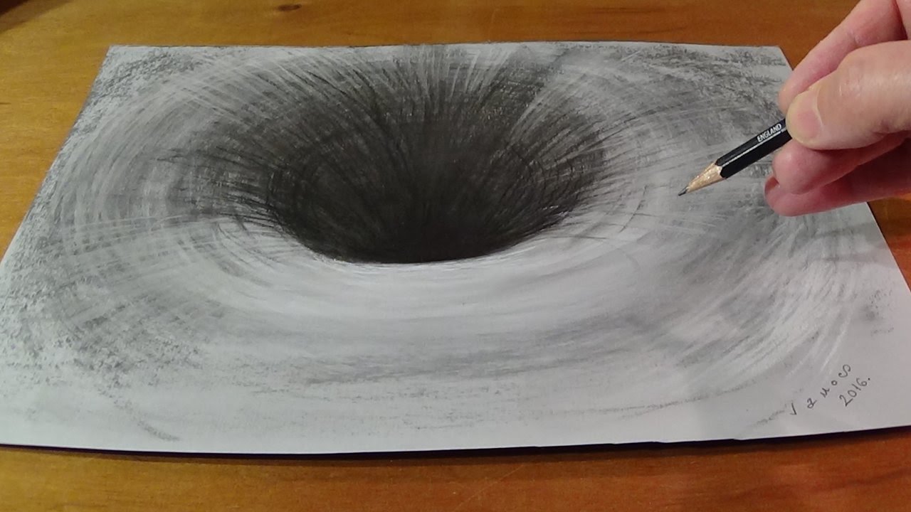 Черная дыра карандашом