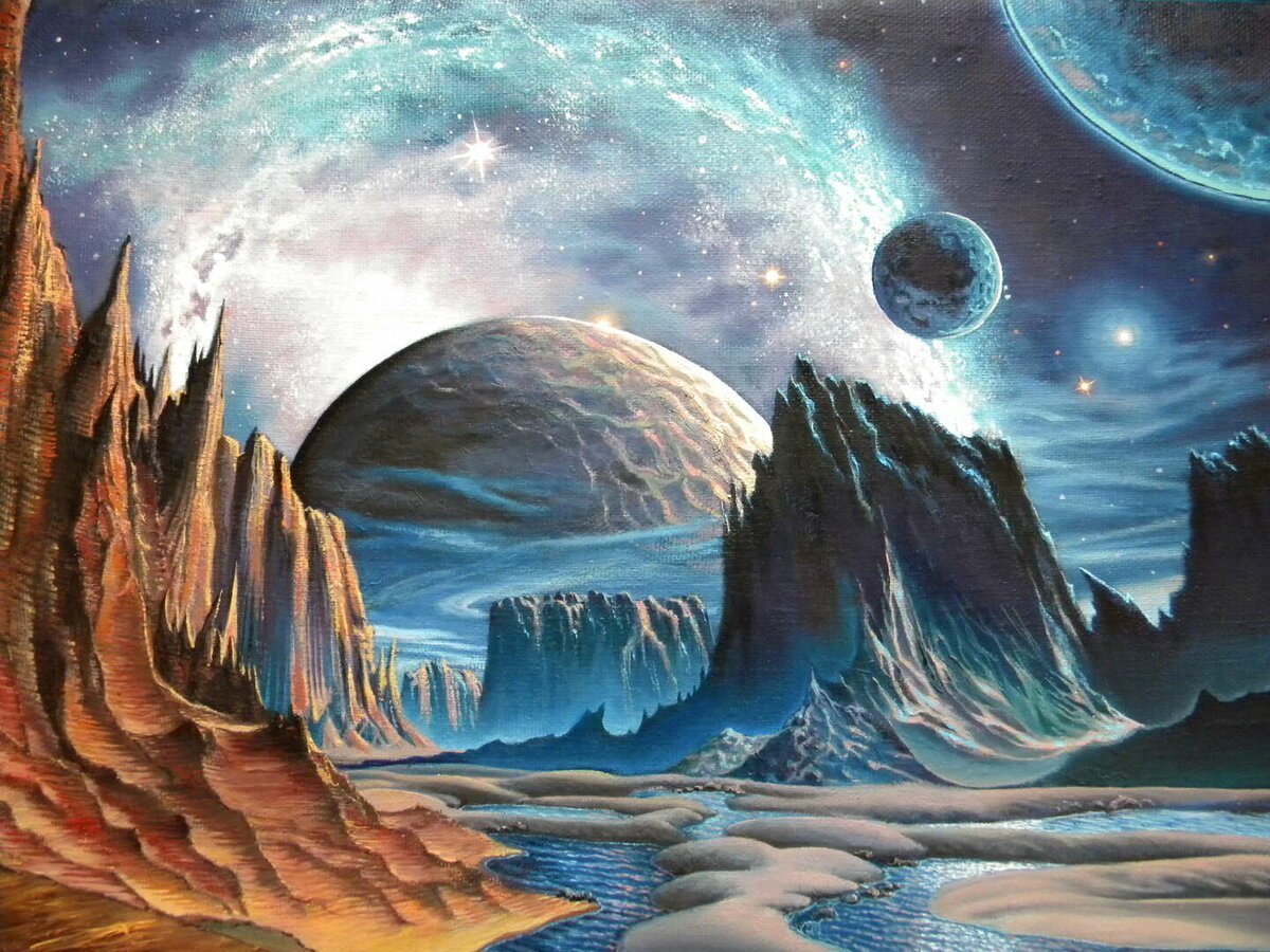 Чарльз Айвз космический пейзаж картина