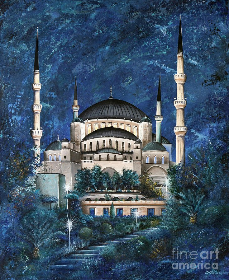 Мечеть маслом