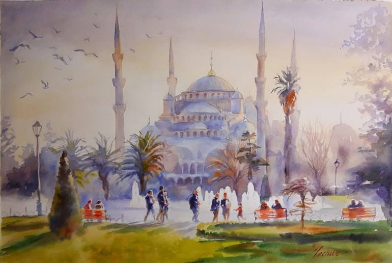 Мечеть Стамбул Айвазовский