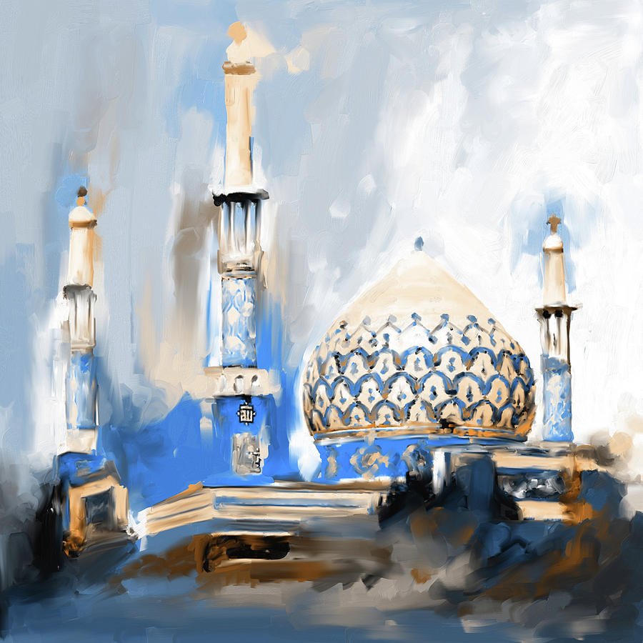 Мечеть акрилом