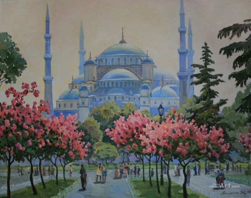 Мечеть Султанахмет картина