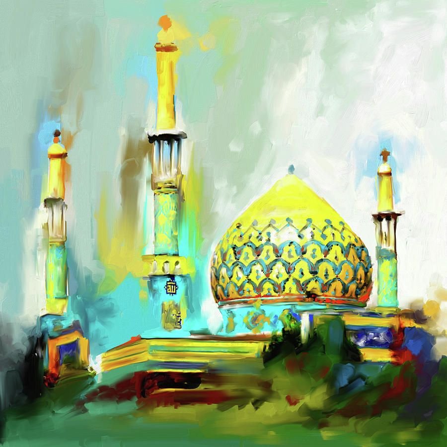 Мечеть маслом