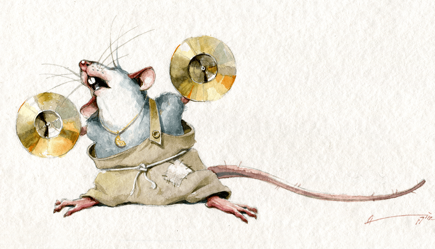 Крыса иллюстрация