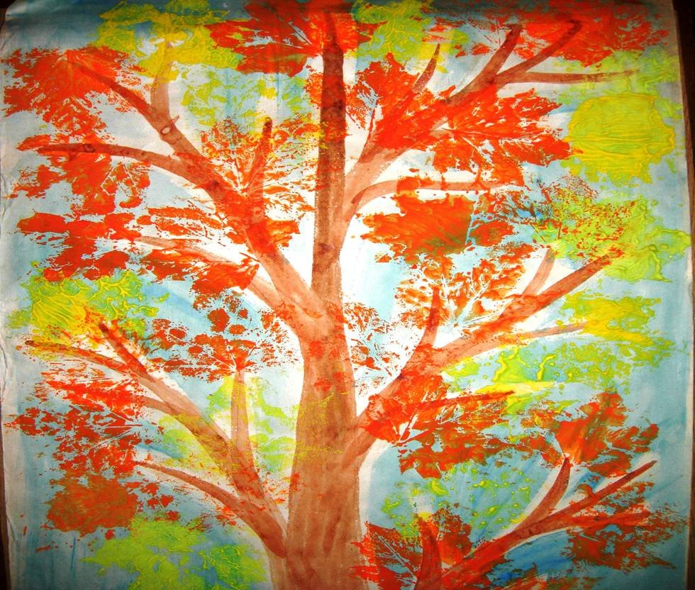 Нетрадиционное рисование деревьев