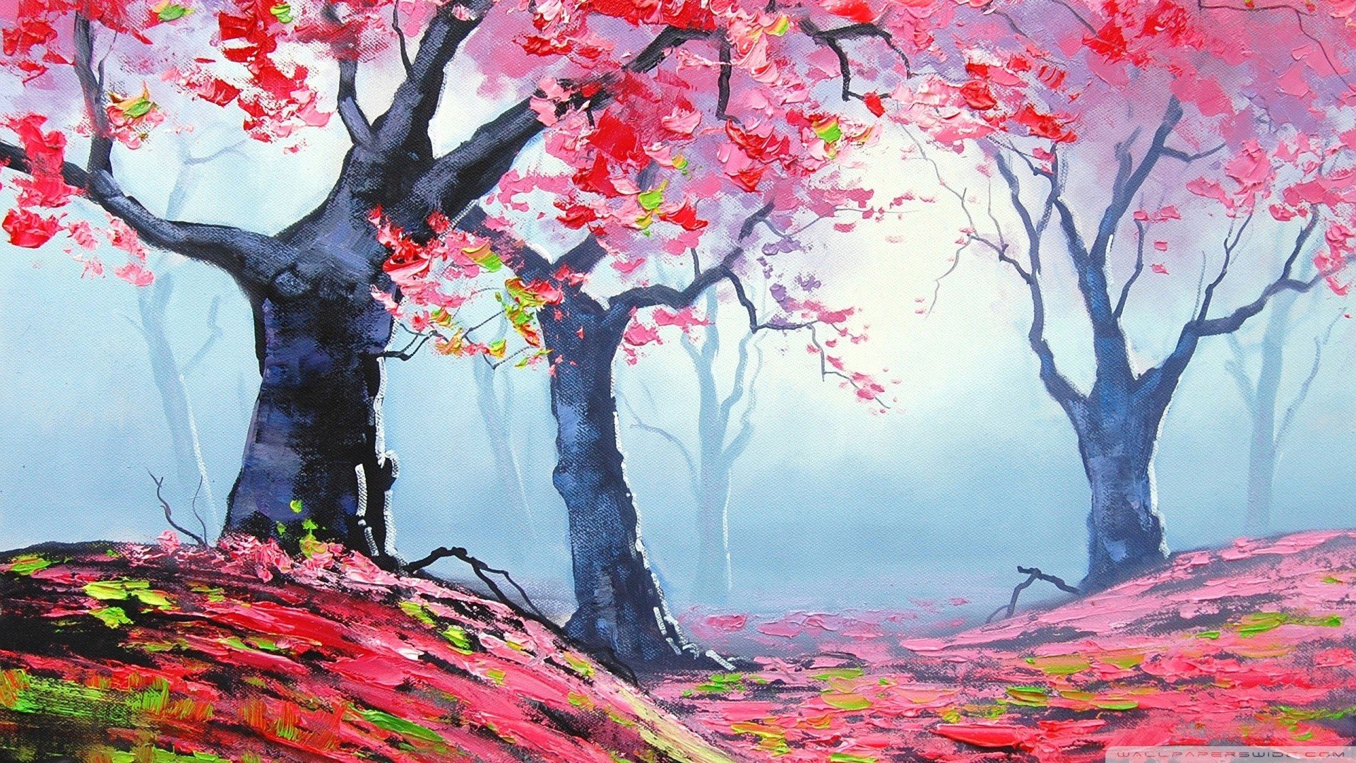 Грэм Геркен розовый лес