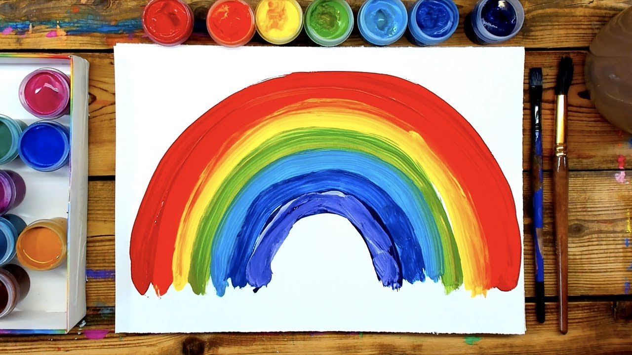 Рисование красками для малышей