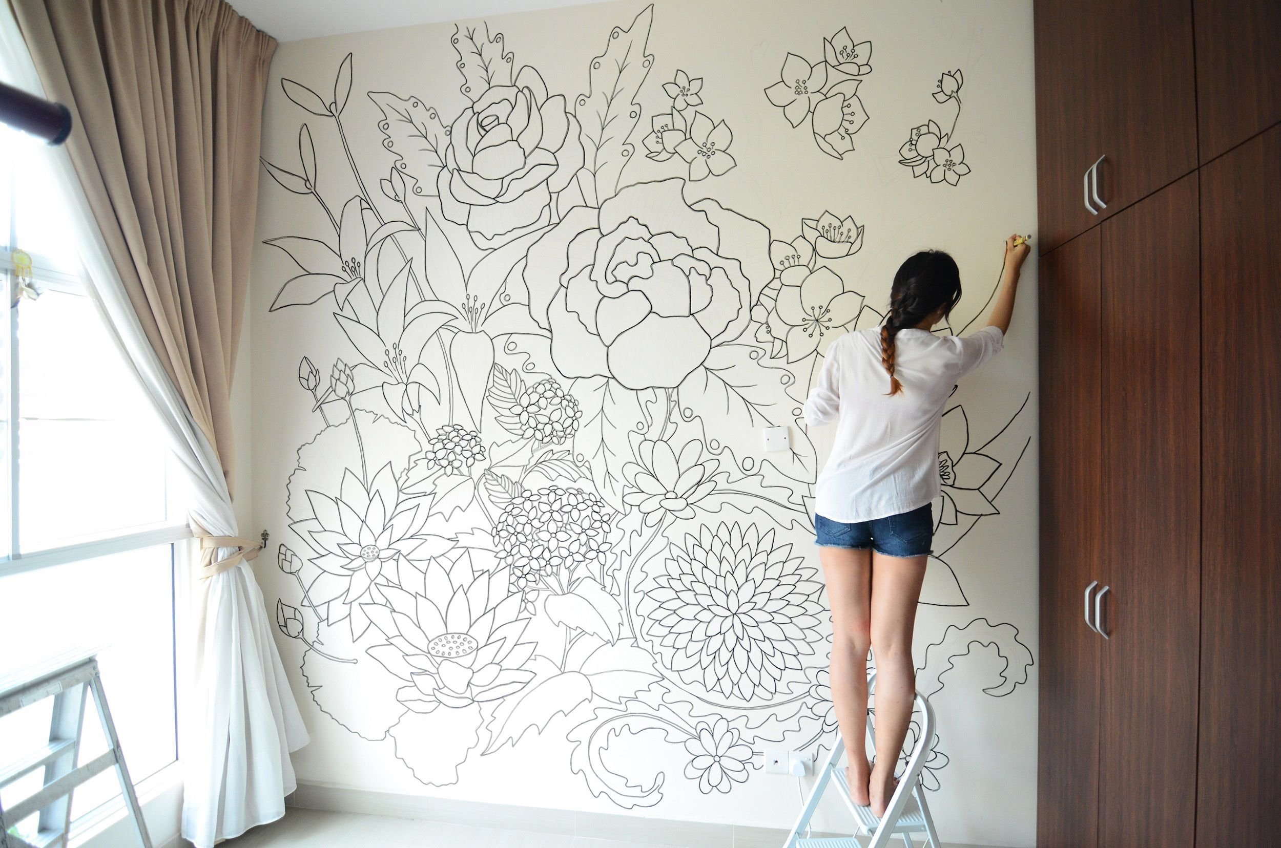 Декоративная живопись на стенах