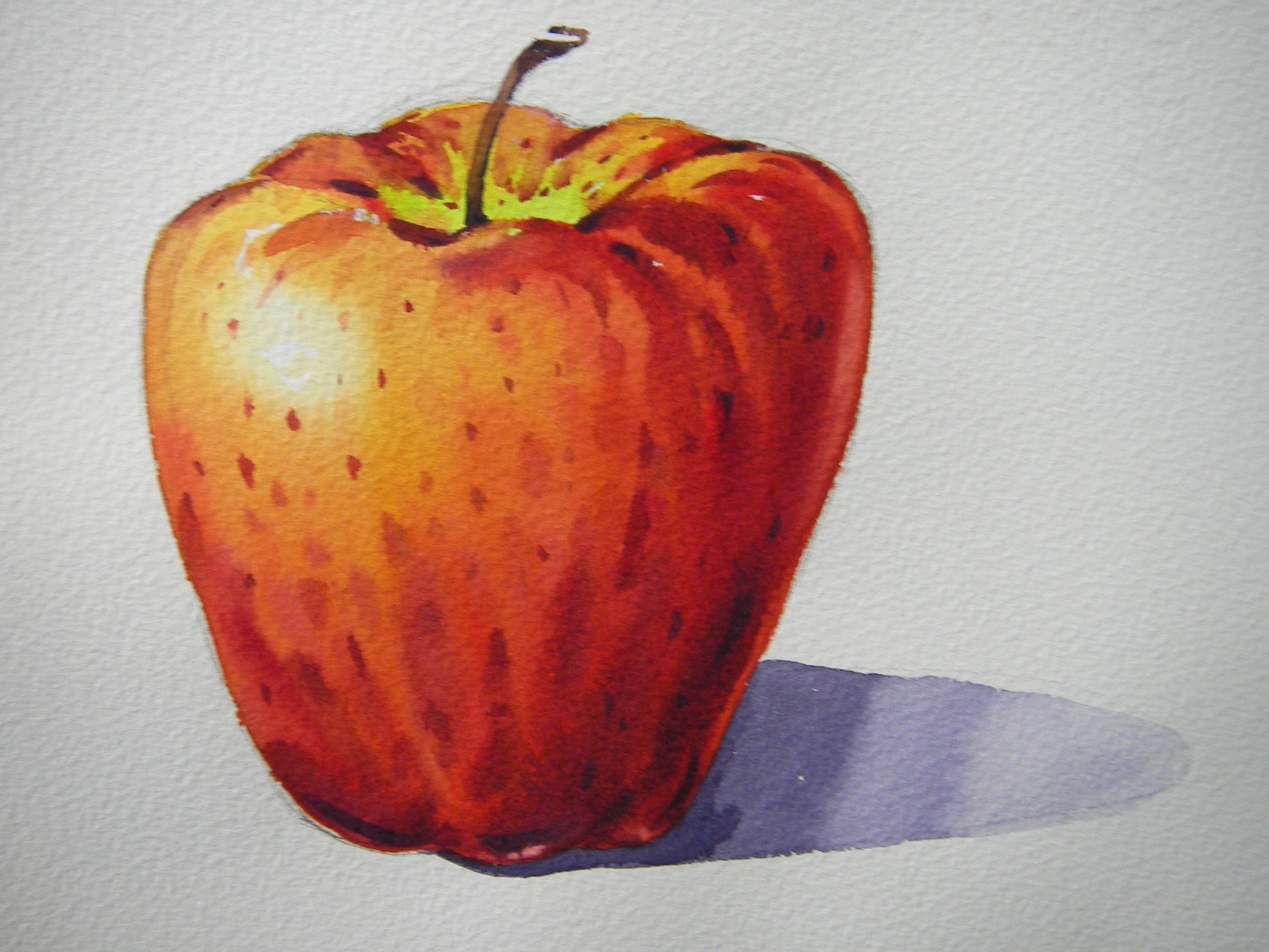 Яблоки с рисунком на кожуре