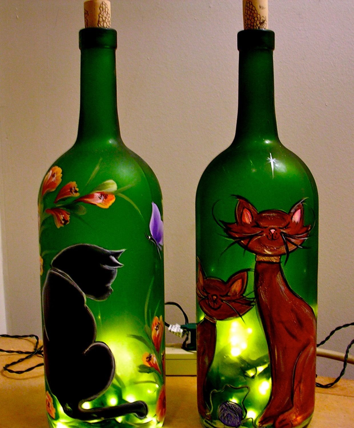 Разрисованные бутылки