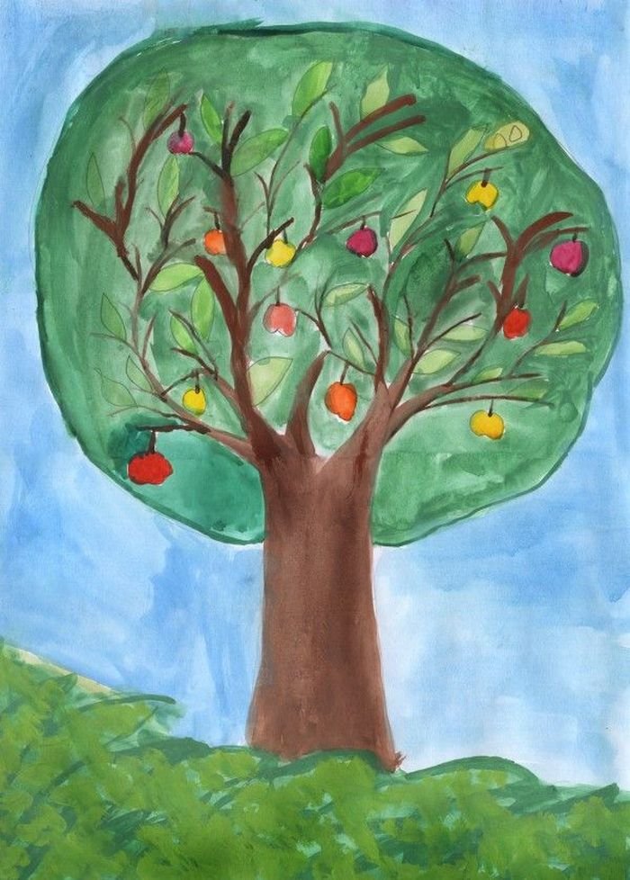 Деревья для рисования для детей