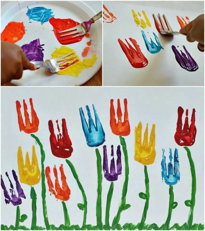 Нетрадиционные техники рисования в детском саду