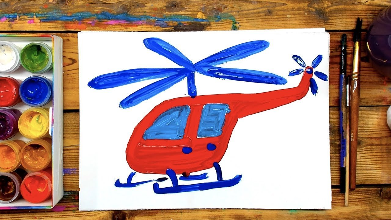 Рисование красками для детей 3-4 лет