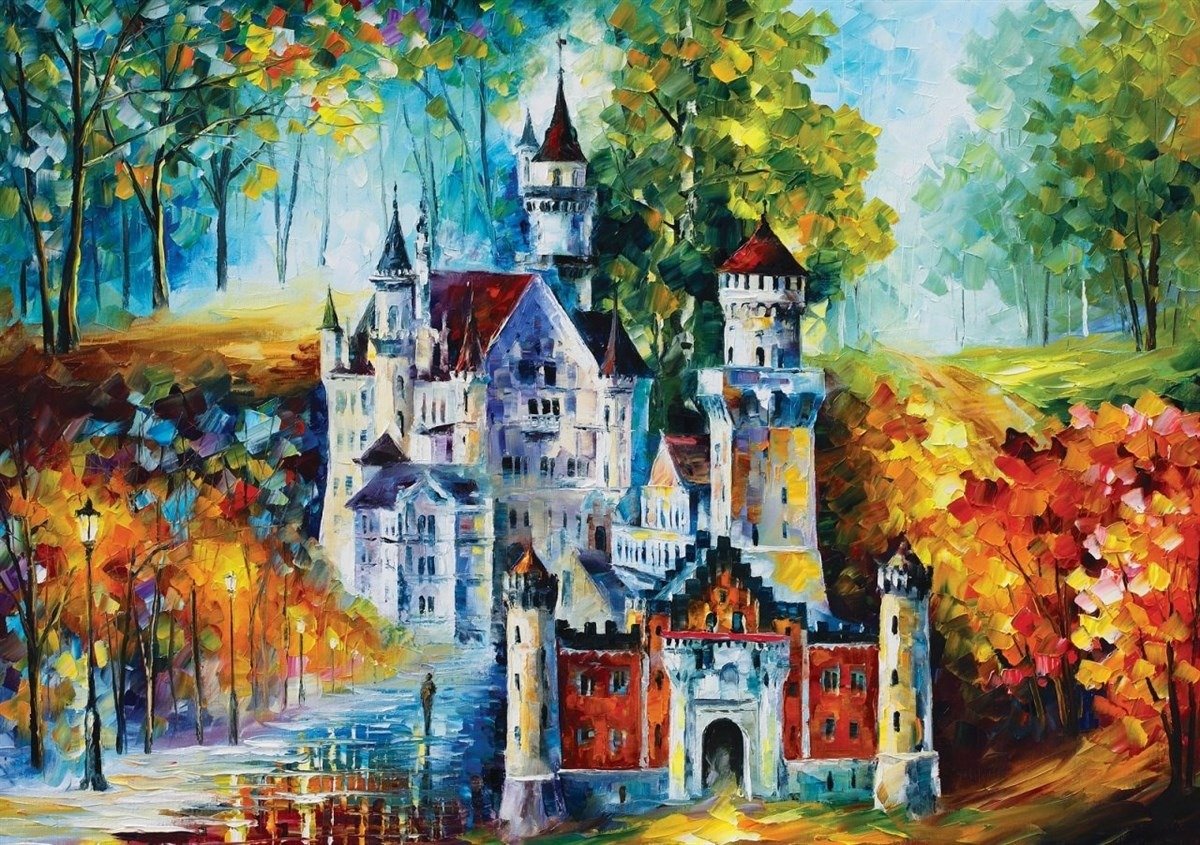 Картины Афремова замок