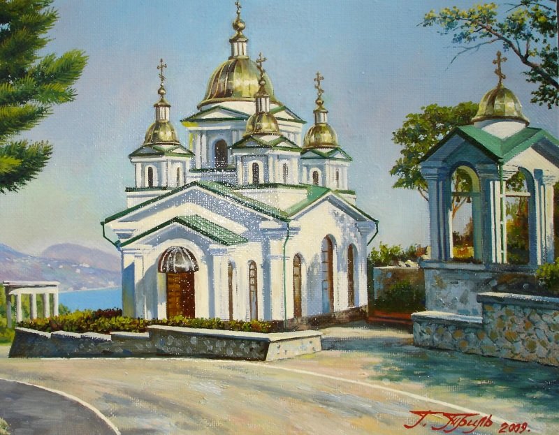 Картина Церковь Архангела Михаила Рубцовск
