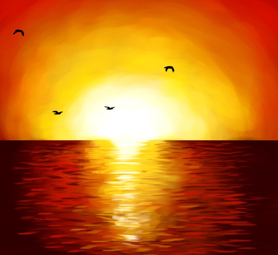 Картина Восход солнца