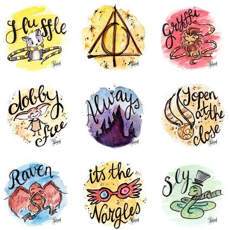 Рисунки на тему Гарри Поттер