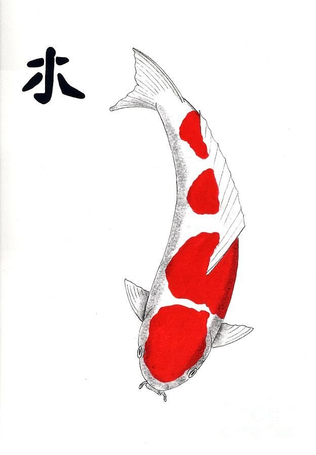 Китайский символ рыбы