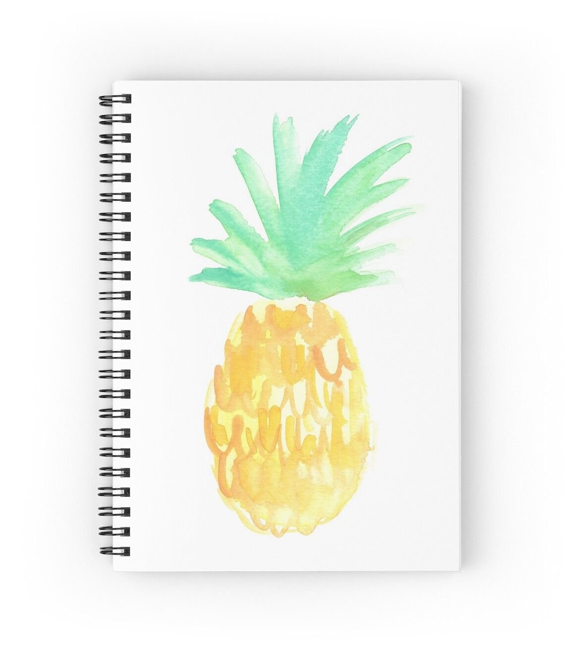 Скетчбук для рисования с ананасом