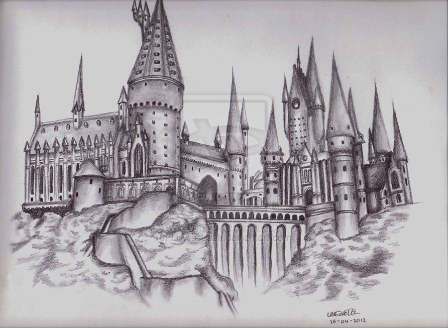 Гарри Поттер Хогвартс рисунки