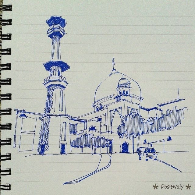 Мечеть по клеточкам