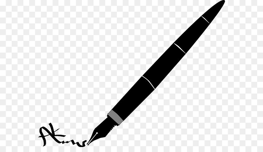 Перьевая ручка символ