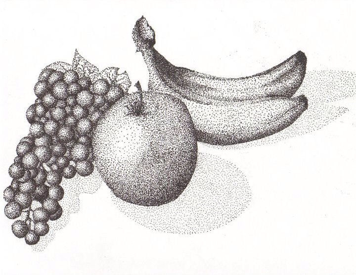 Пуантель фрукты