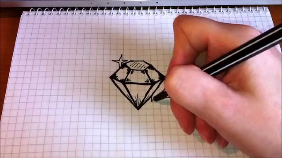 Рисунок ручкой легкий
