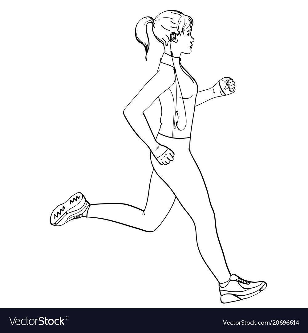 Рисунок на тему бег