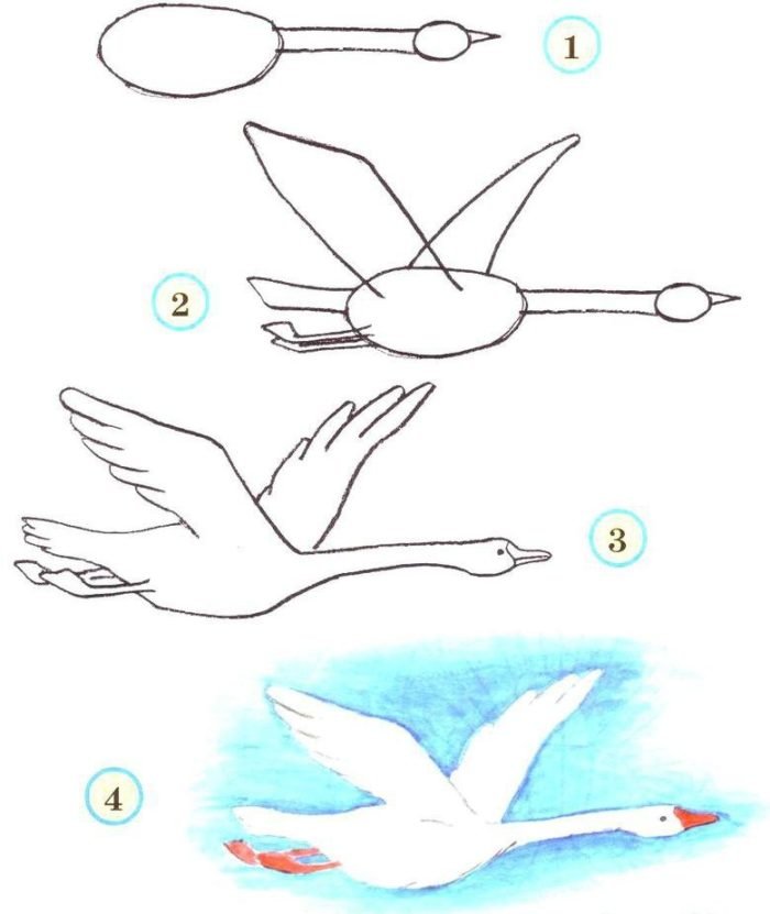 Раскраски к сказке гуси лебеди для детей