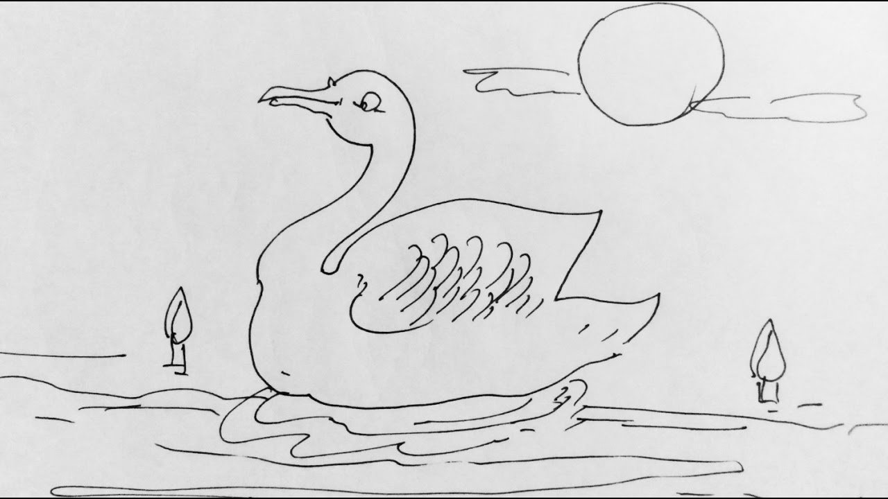 Рисунок к сказке гуси лебеди 1 класс в читательский дневник