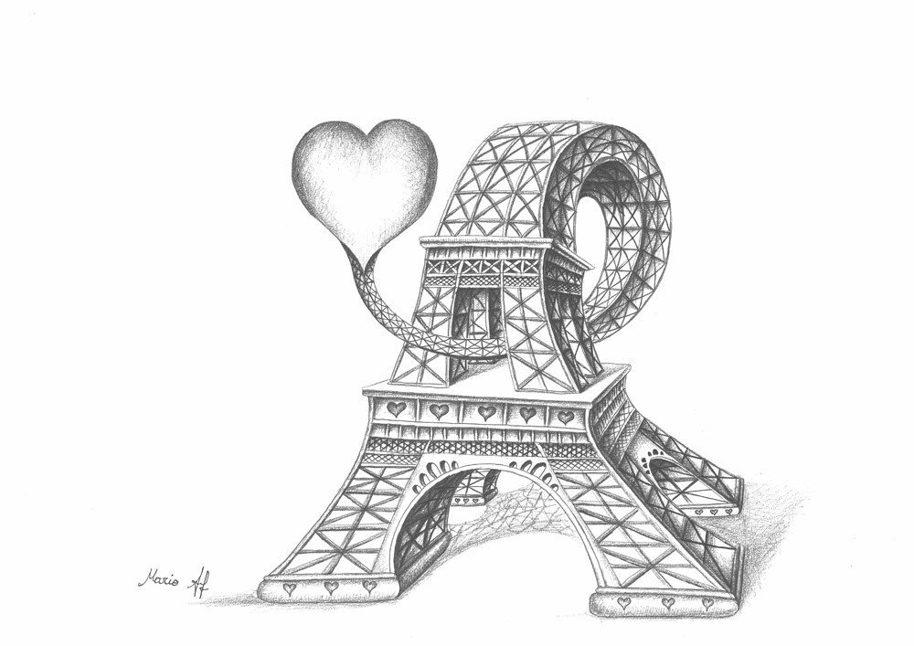Эльфелевая башня Париж вектор