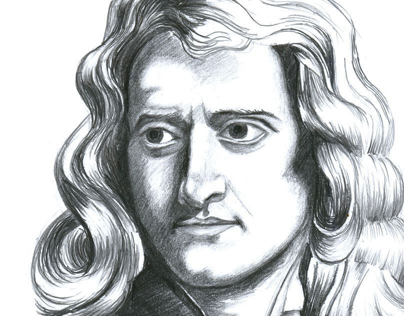 Великие математики портреты Исаак Ньютон